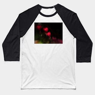 red bleeding hearts #8 dark Baseball T-Shirt